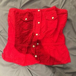 Timex Vibrant Red Crop Top